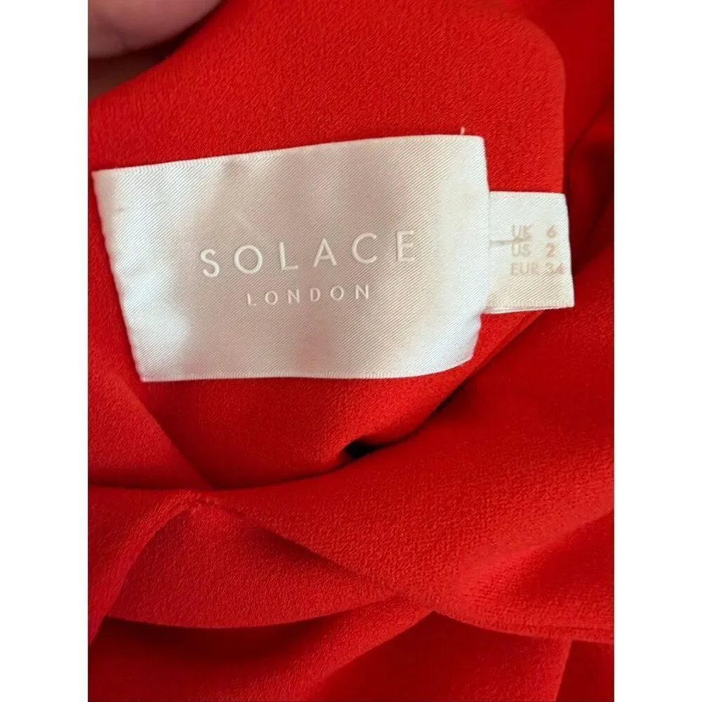 Solace London Grace Knee Dress Size 2